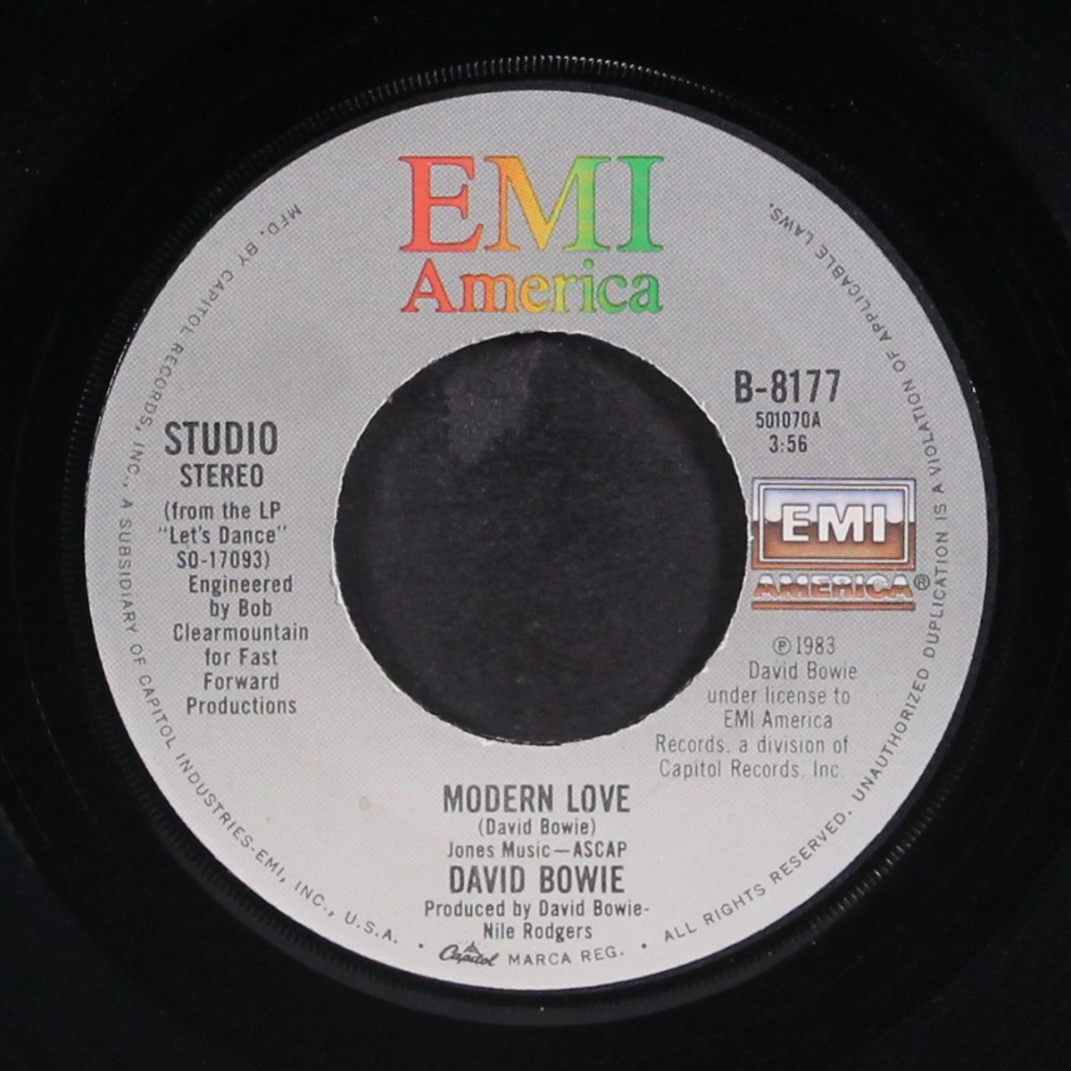 modern love / live by DAVID BOWIE