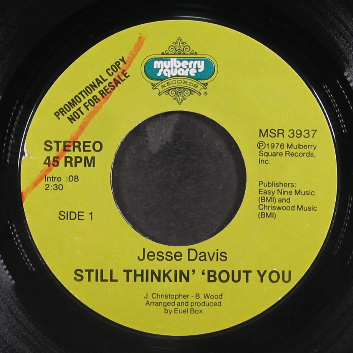 still thinkin' 'bout you / love lady by JESSE DAVIS