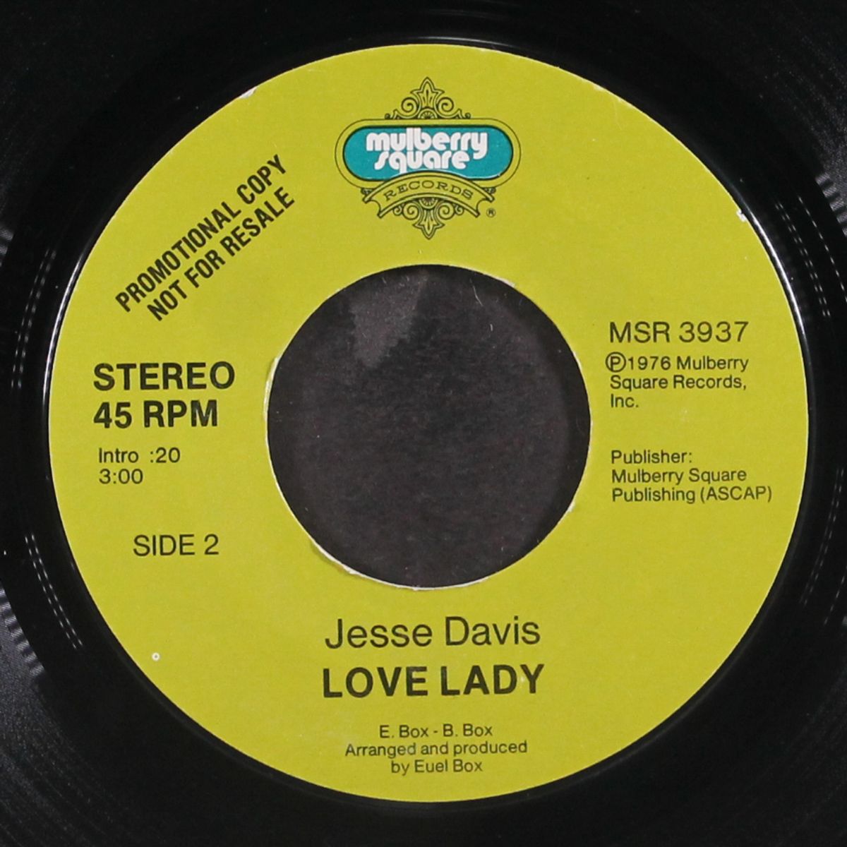 still thinkin' 'bout you / love lady by JESSE DAVIS