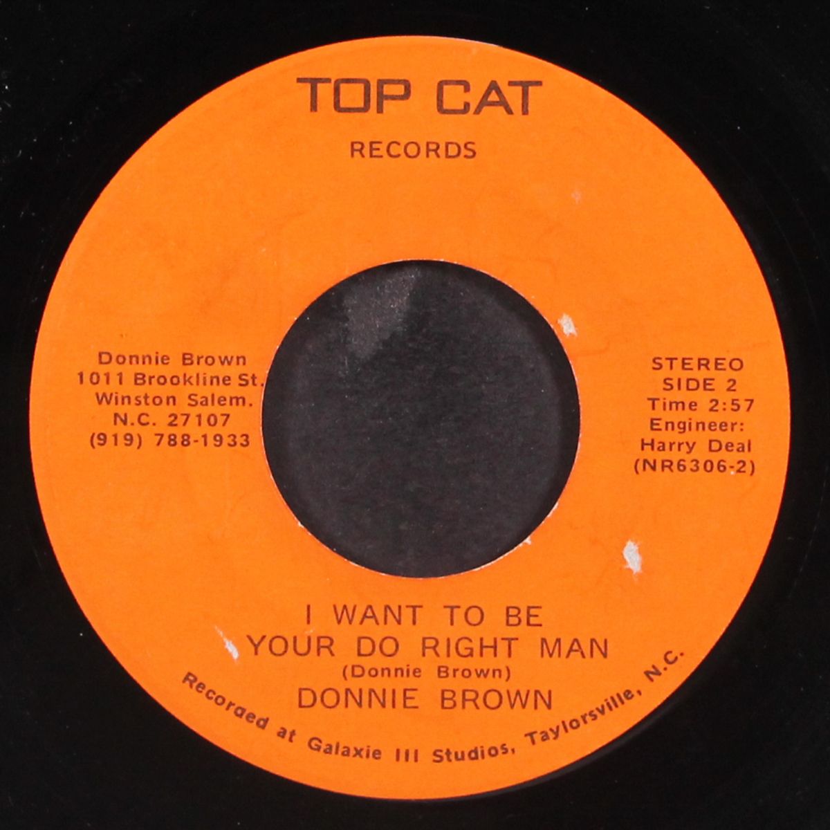 i want to be your do right man / love, love by DONNIE BROWN
