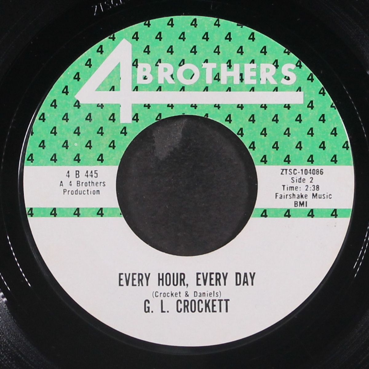 it's a man down there / every hour, every day by G.L. CROCKETT