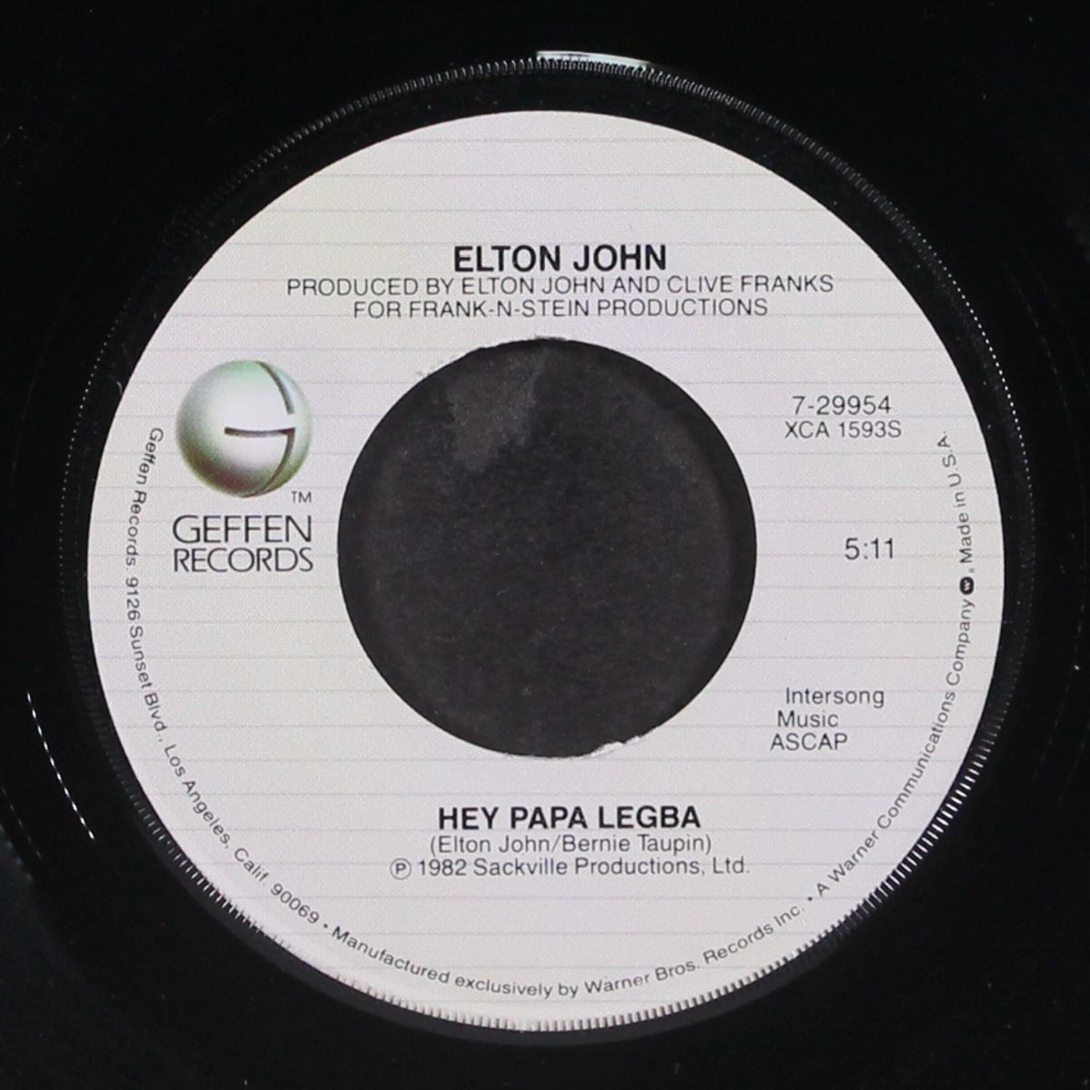 blue eyes / hey papa legba by ELTON JOHN