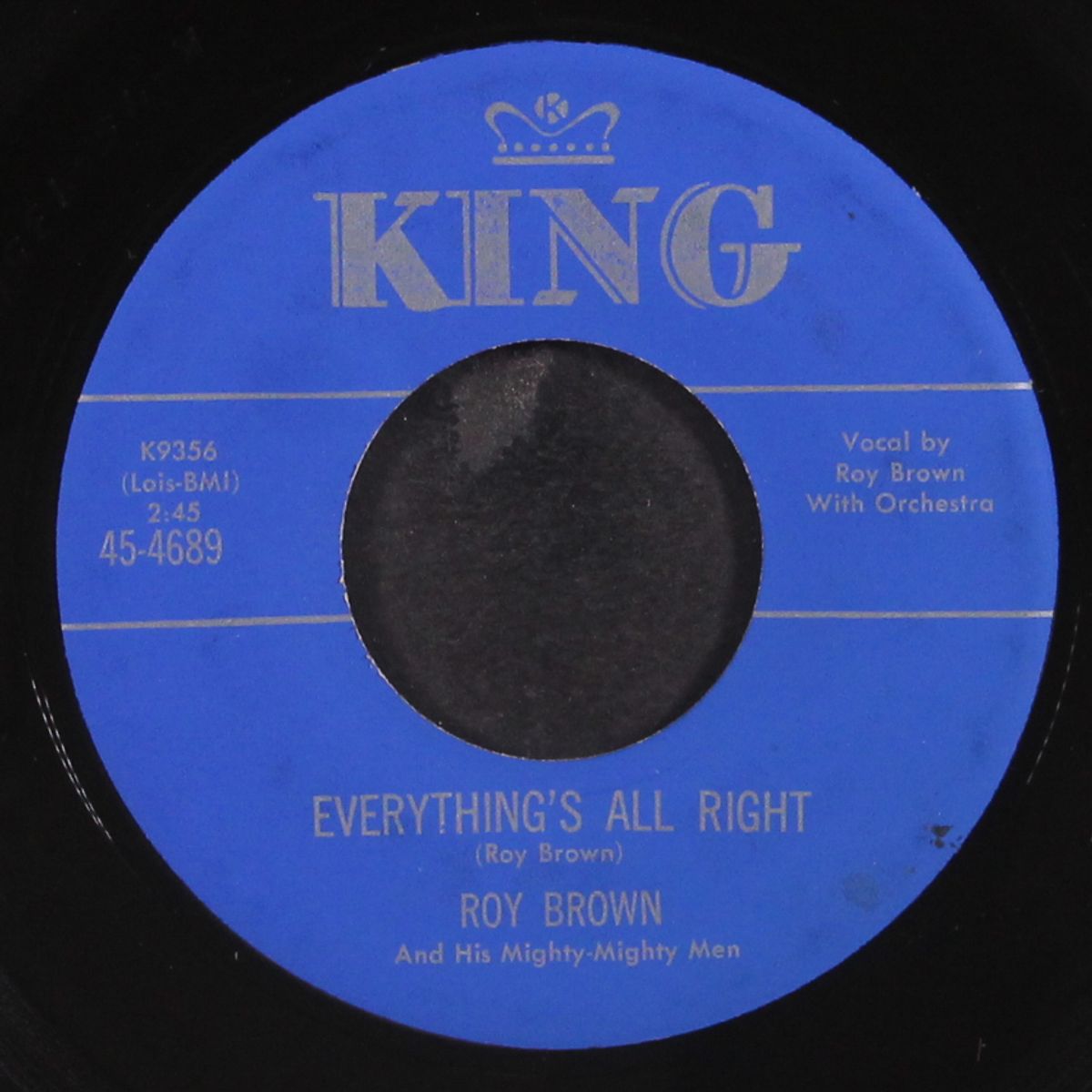 lonesome lover / everything's all right by ROY BROWN