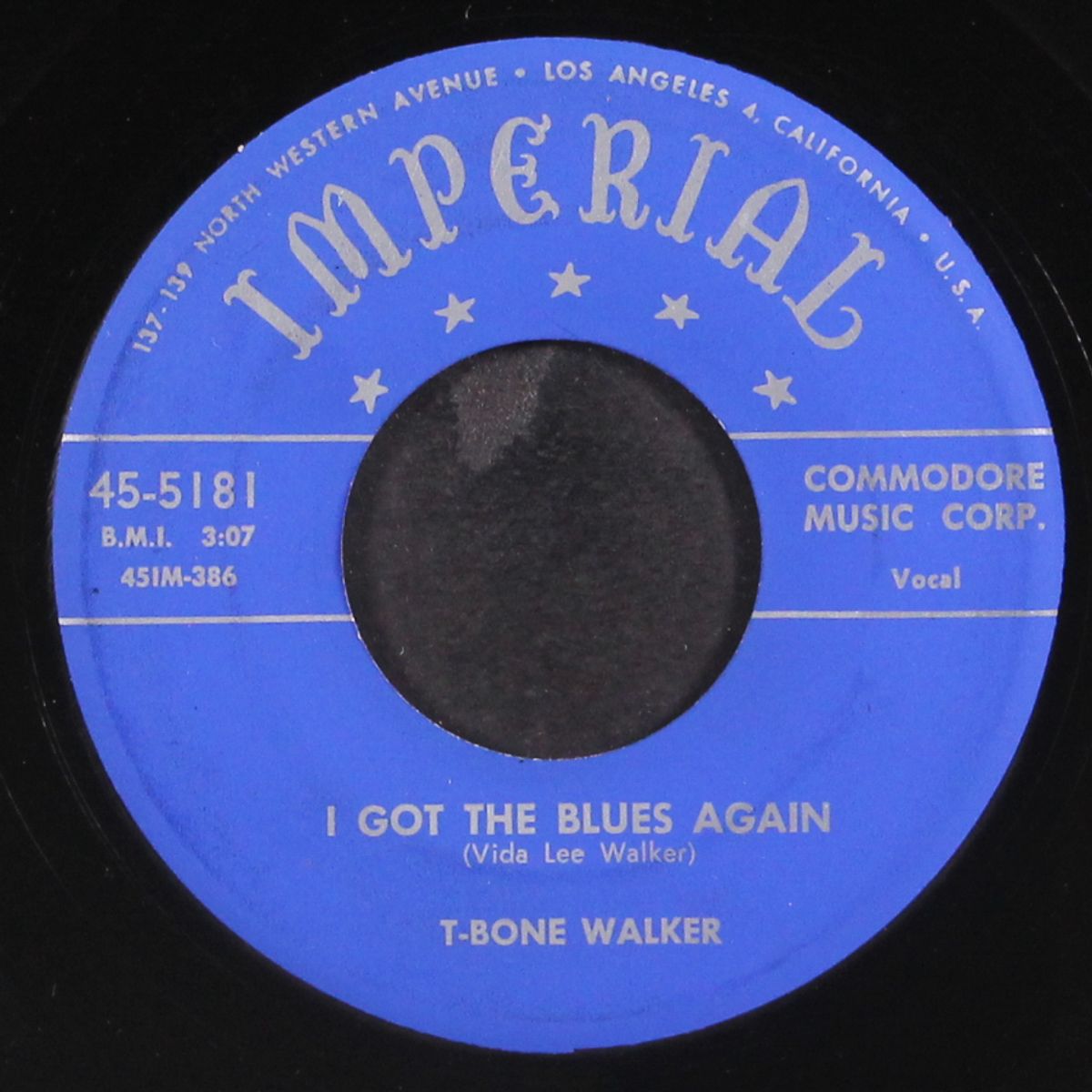 get these blues off me / i got the blues again by T-BONE WALKER