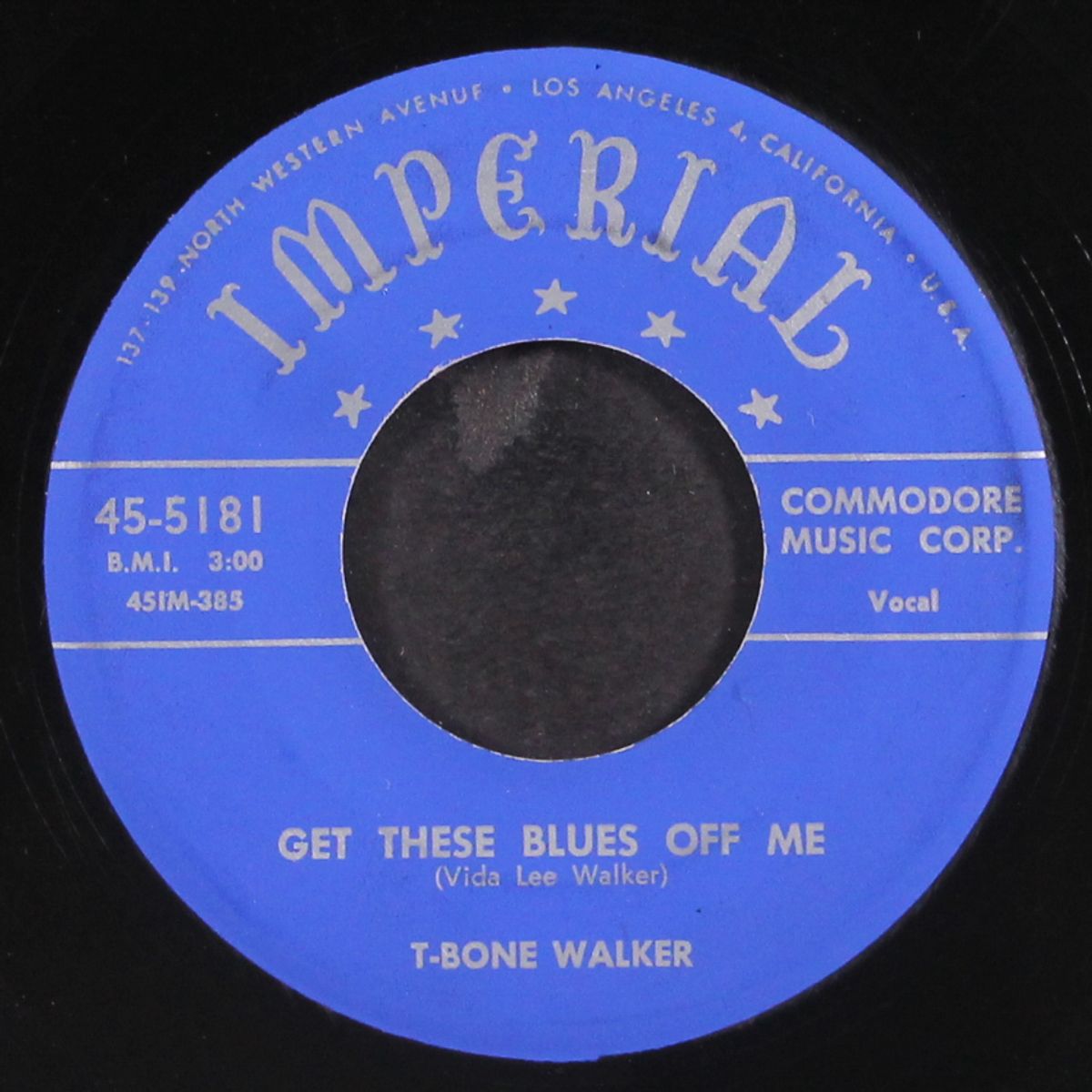 get these blues off me / i got the blues again by T-BONE WALKER