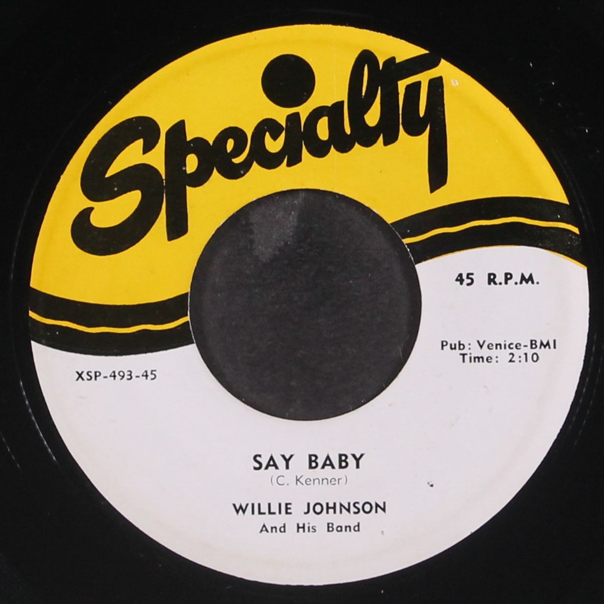 say baby / that night by WILLIE JOHNSON