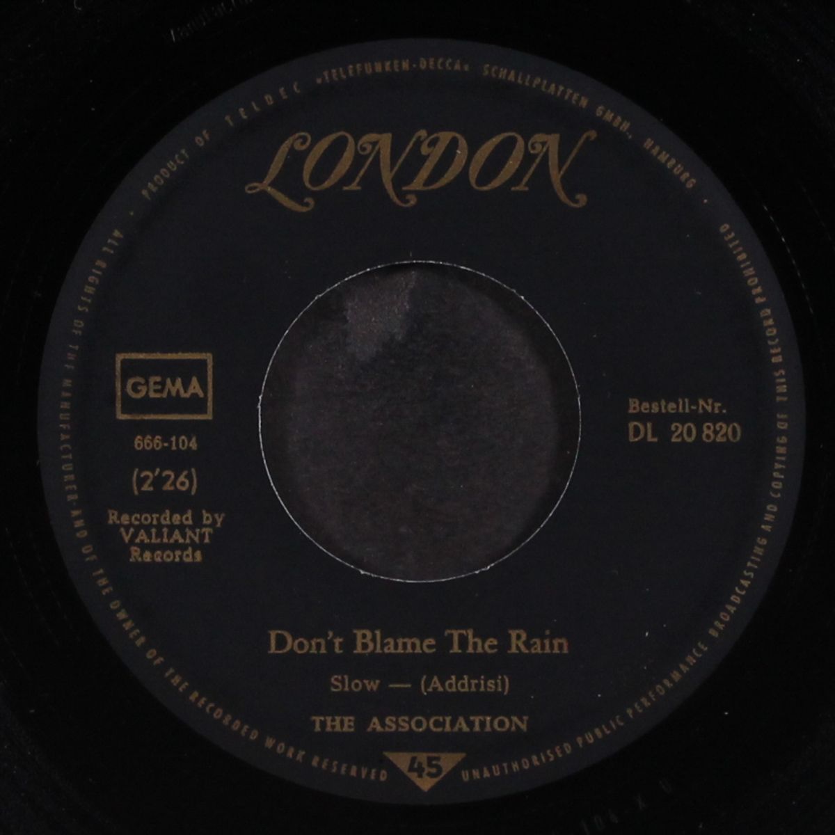 cherish / don't blame the rain by ASSOCIATION