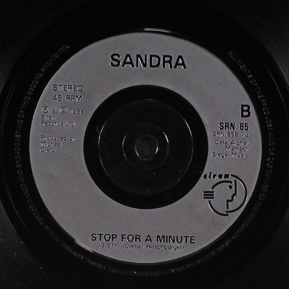 everlasting love / stop for a minute by SANDRA