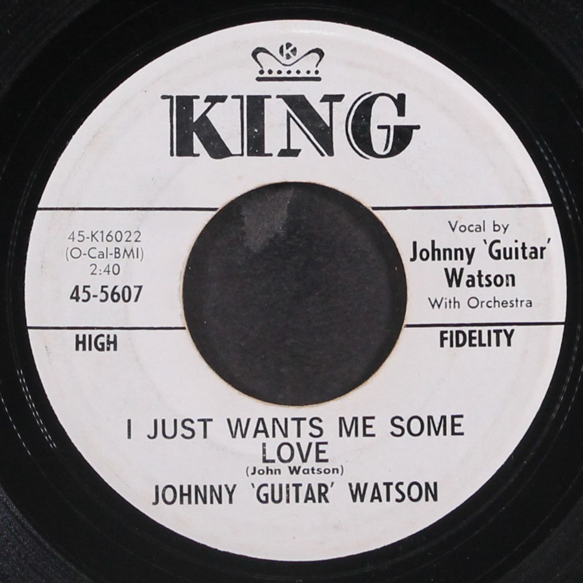 the nearness of you / i just wants me some love by JOHNNY 'GUITAR' WATSON
