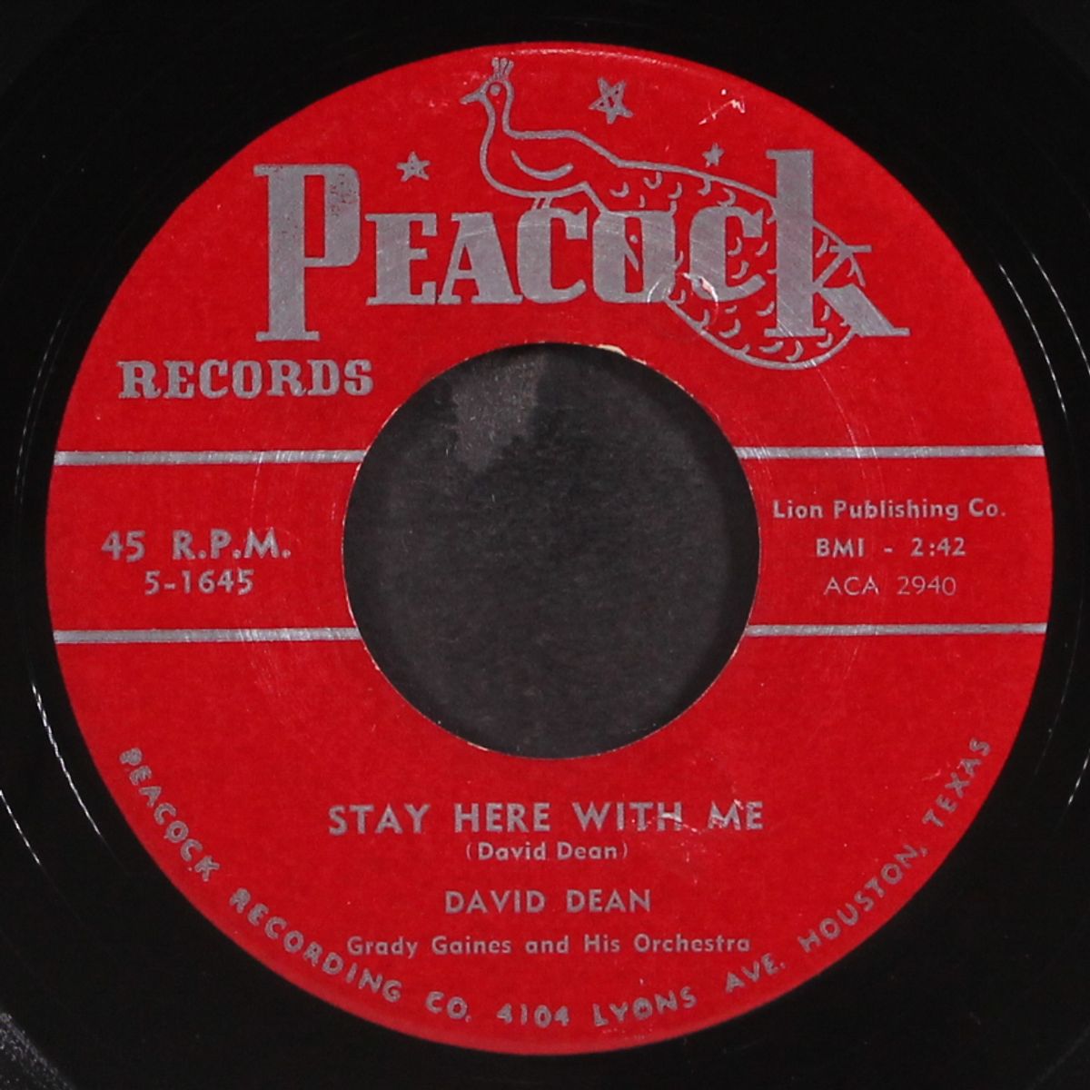 too fine to be mine / stay here with me by DAVID DEAN