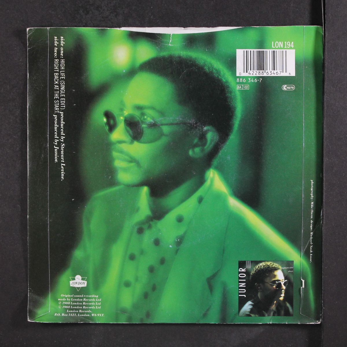 high life / right back at the start by JUNIOR