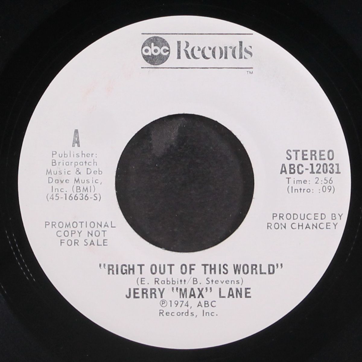 right out of this world by JERRY LANE