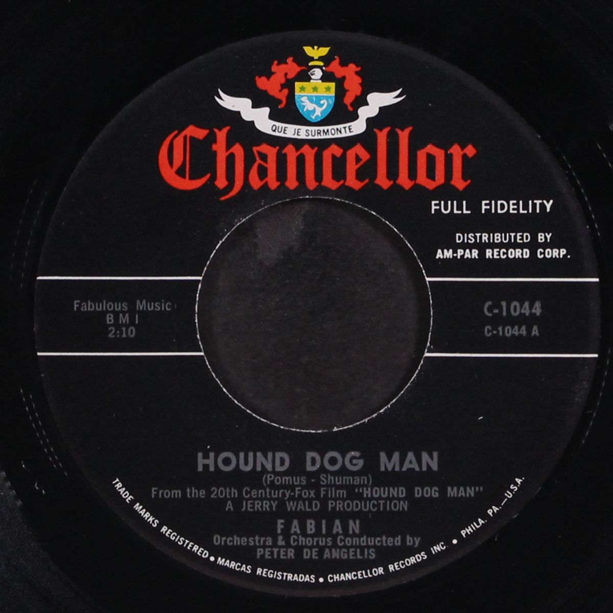 hound dog man / this friendly world by FABIAN