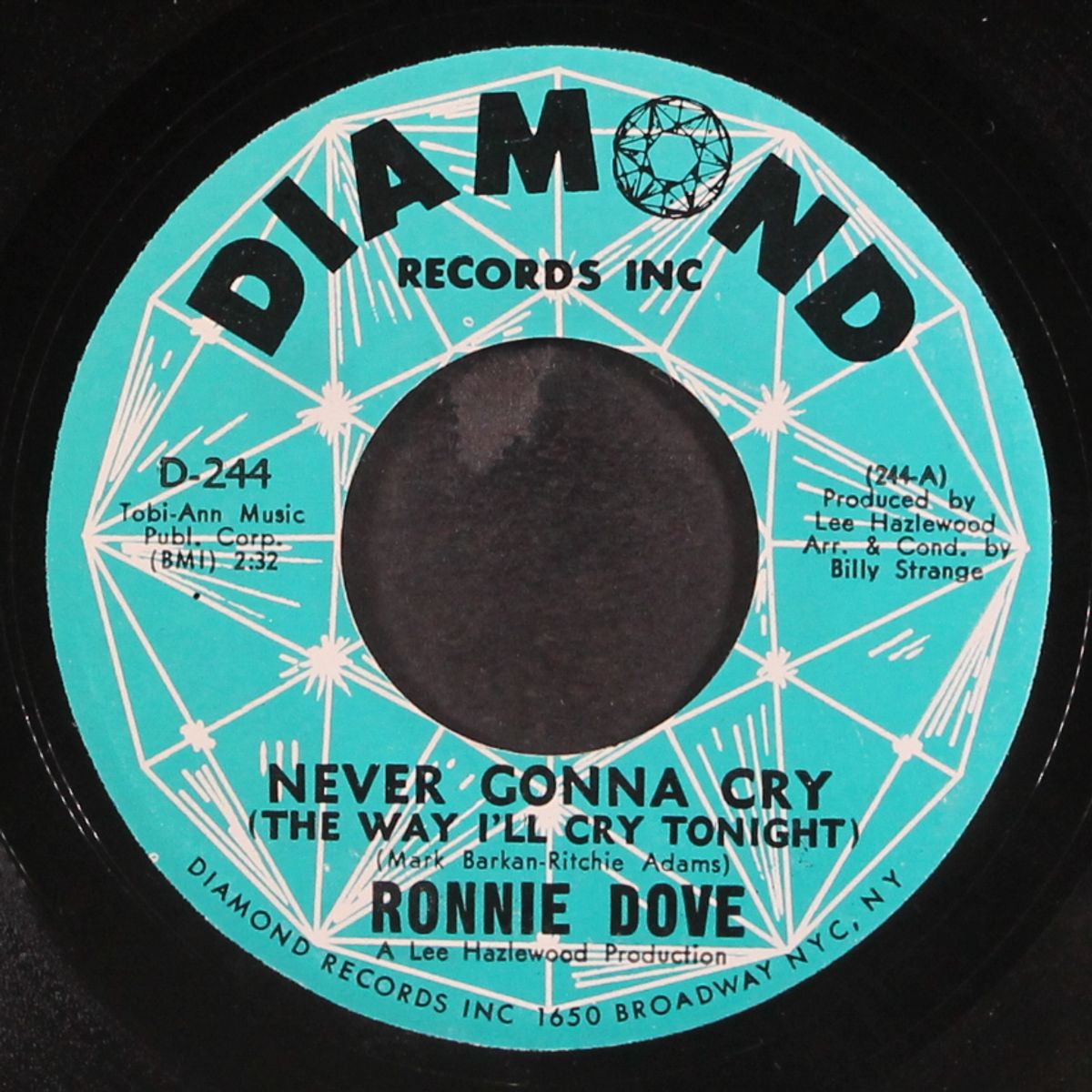 mountain of love / never gonna cry by RONNIE DOVE