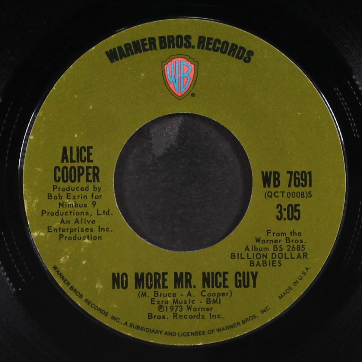 no more mr. nice guy / raped and freezin' by ALICE COOPER