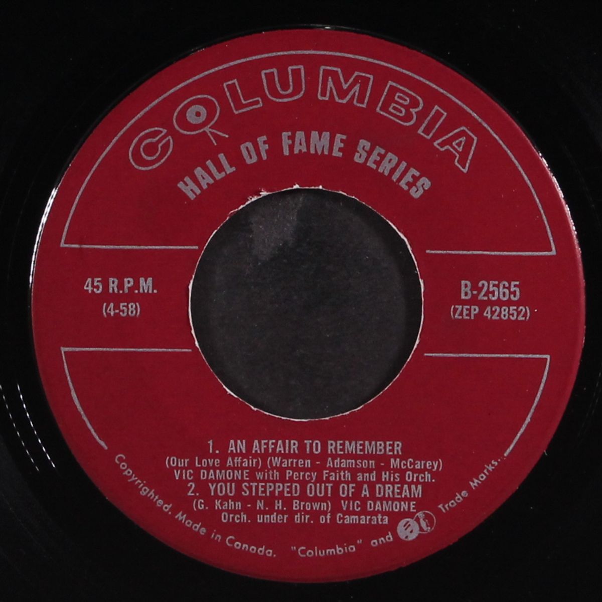 on the street where you live by VIC DAMONE