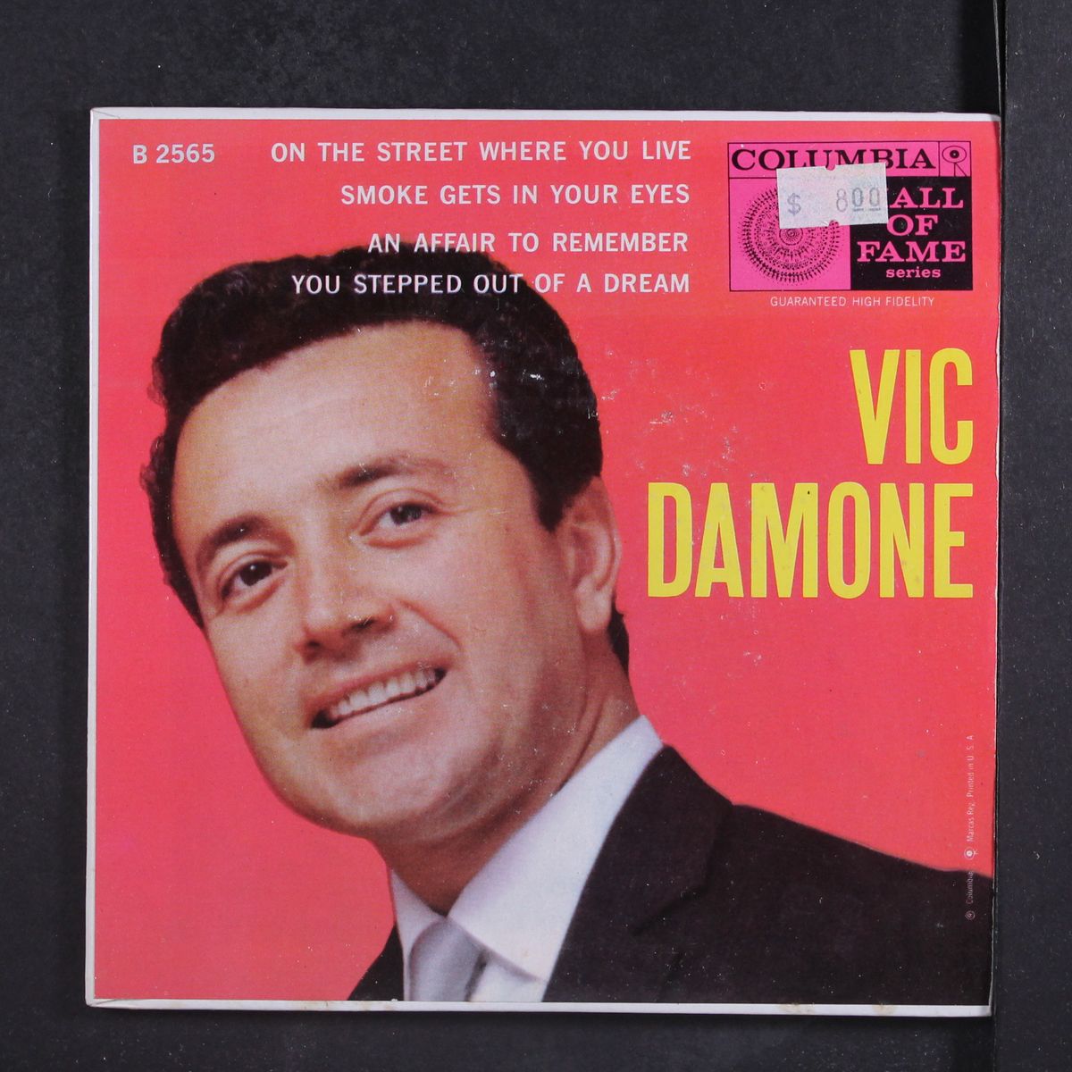 on the street where you live by VIC DAMONE