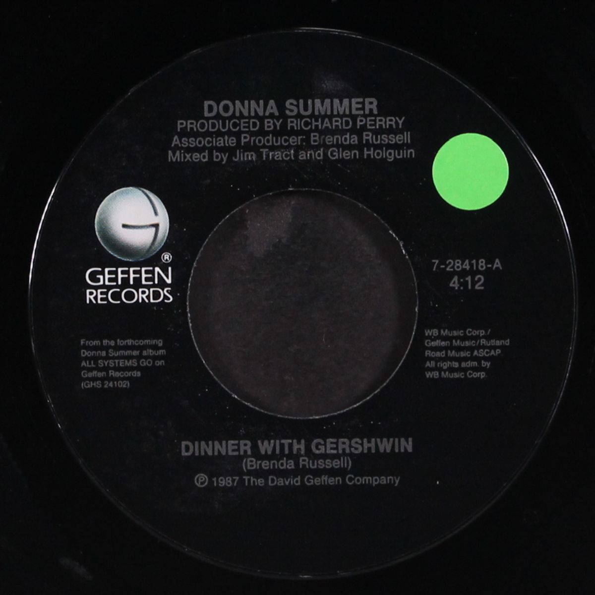 dinner with gershwin / same by DONNA SUMMER