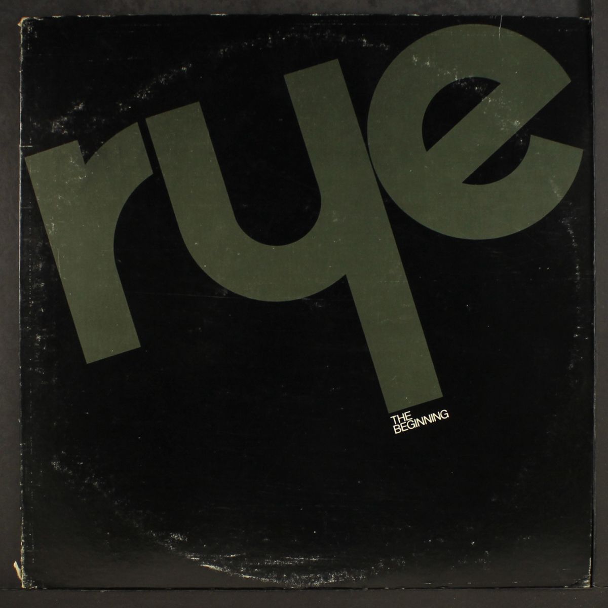 the beginning by RYE