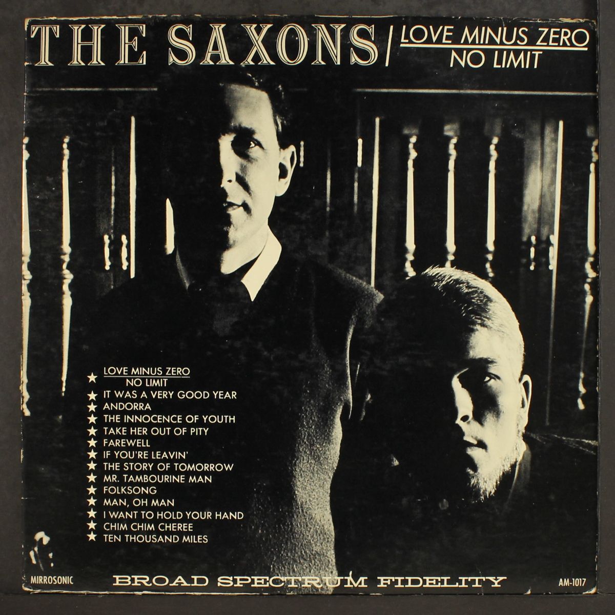 love minus zero / no limit by SAXONS