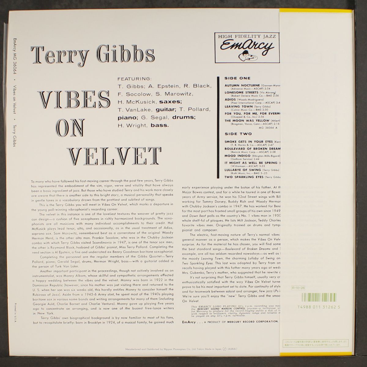 vibes on velvet by TERRY GIBBS