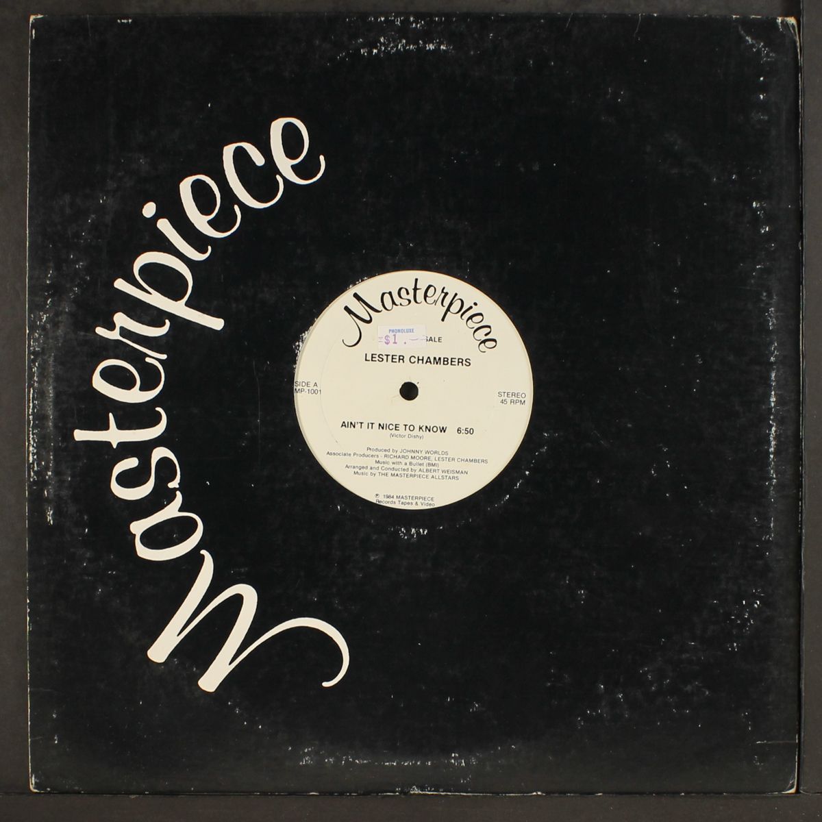 ain't it nice to know / same by LESTER CHAMBERS
