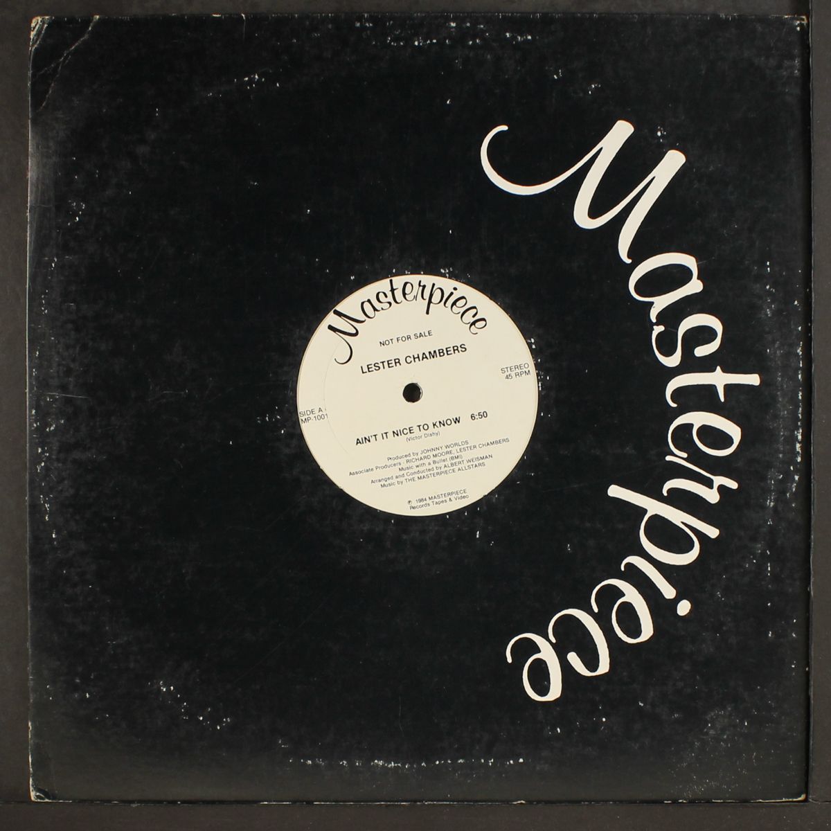 ain't it nice to know / same by LESTER CHAMBERS