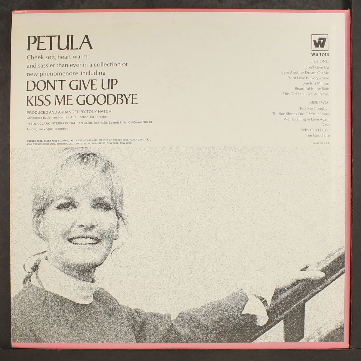 don't give up by PETULA CLARK