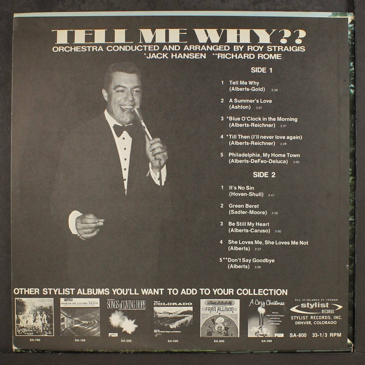 tell me why? by AL ALBERTS