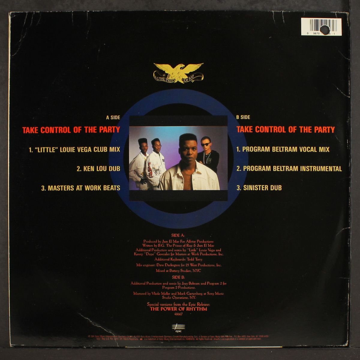 take control of the party by B.G. THE PRINCE OF RAP