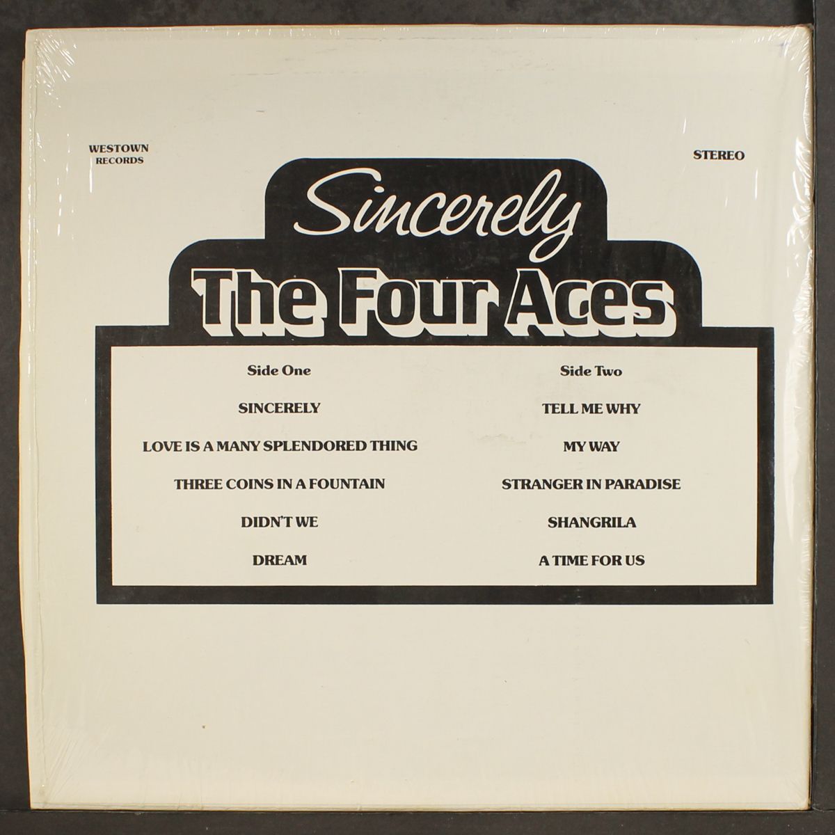 sincerely by FOUR ACES
