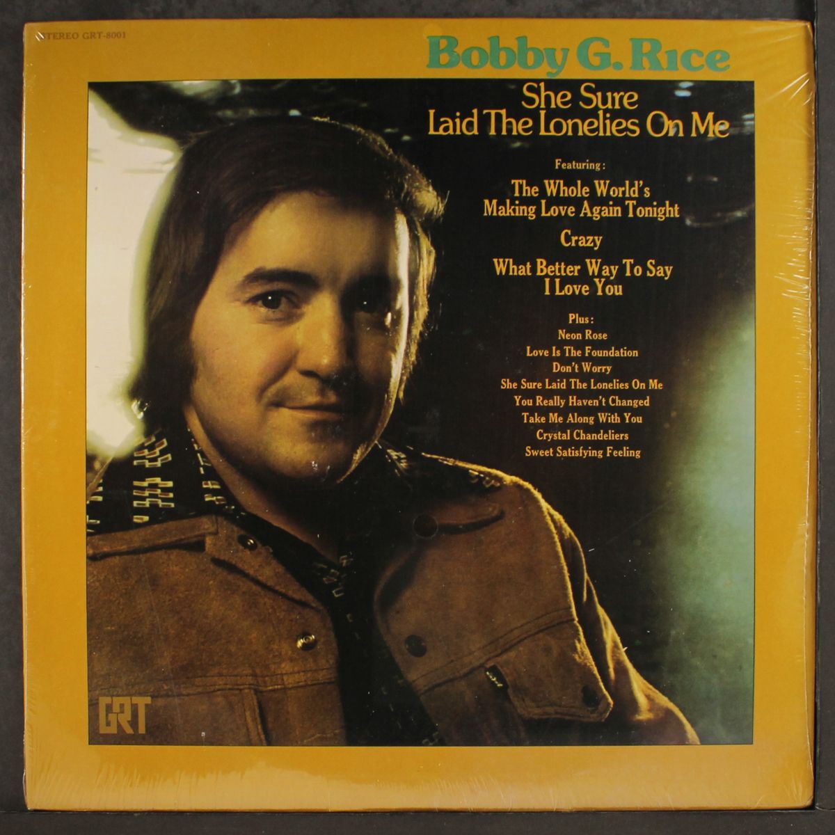 she sure laid the lonelies on me by BOBBY G. RICE