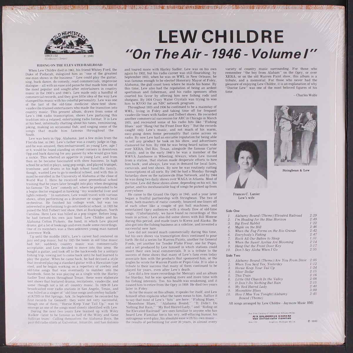 on the air 1946, vol. 1 by LEW CHILDRE