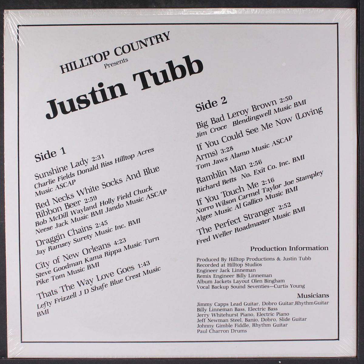 hilltop country by JUSTIN TUBB