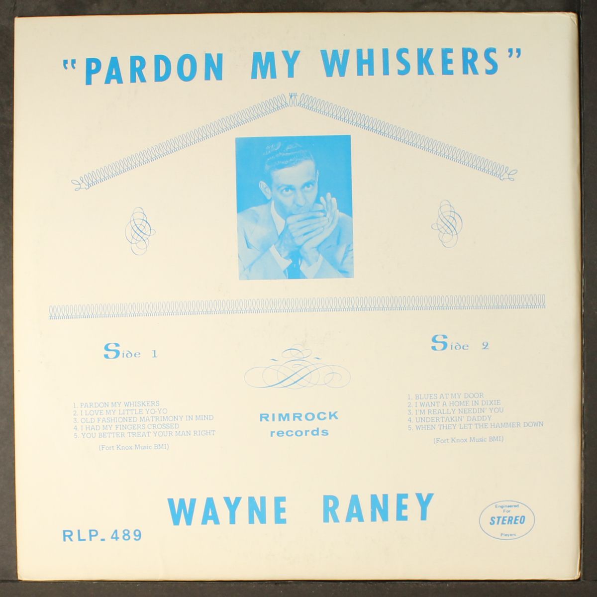 pardon my whiskers by WAYNE RANEY