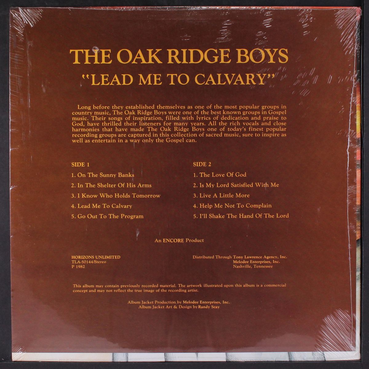 lead me to calvary by OAK RIDGE BOYS