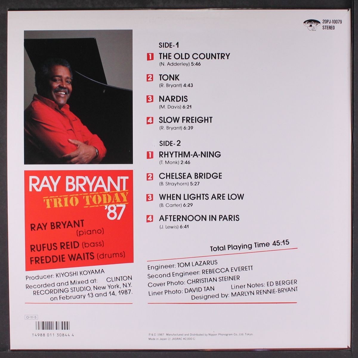 trio today by RAY BRYANT