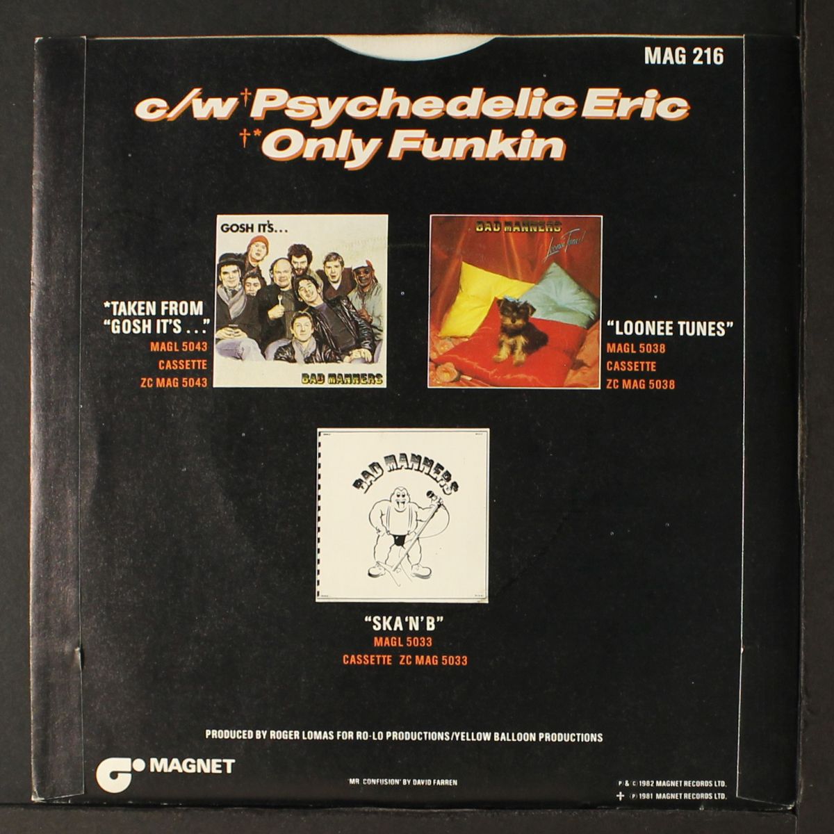 got no brains +2 by BAD MANNERS