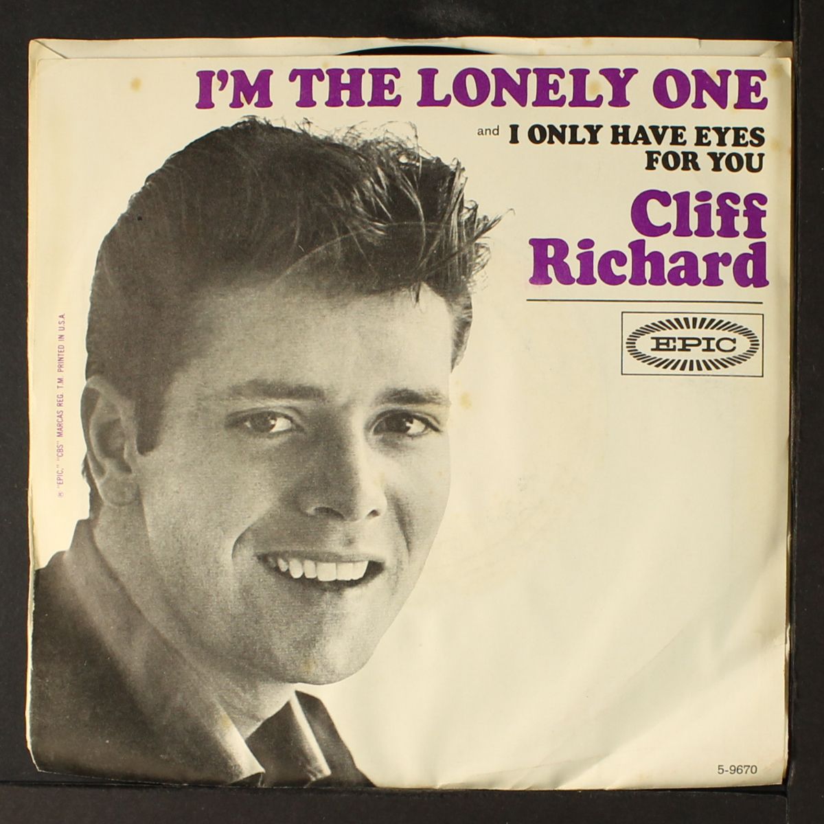 i'm the lonely one by CLIFF RICHARD