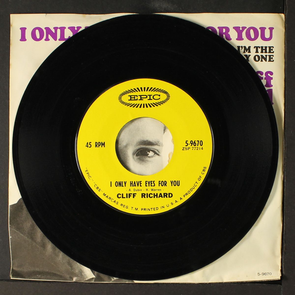 i'm the lonely one by CLIFF RICHARD