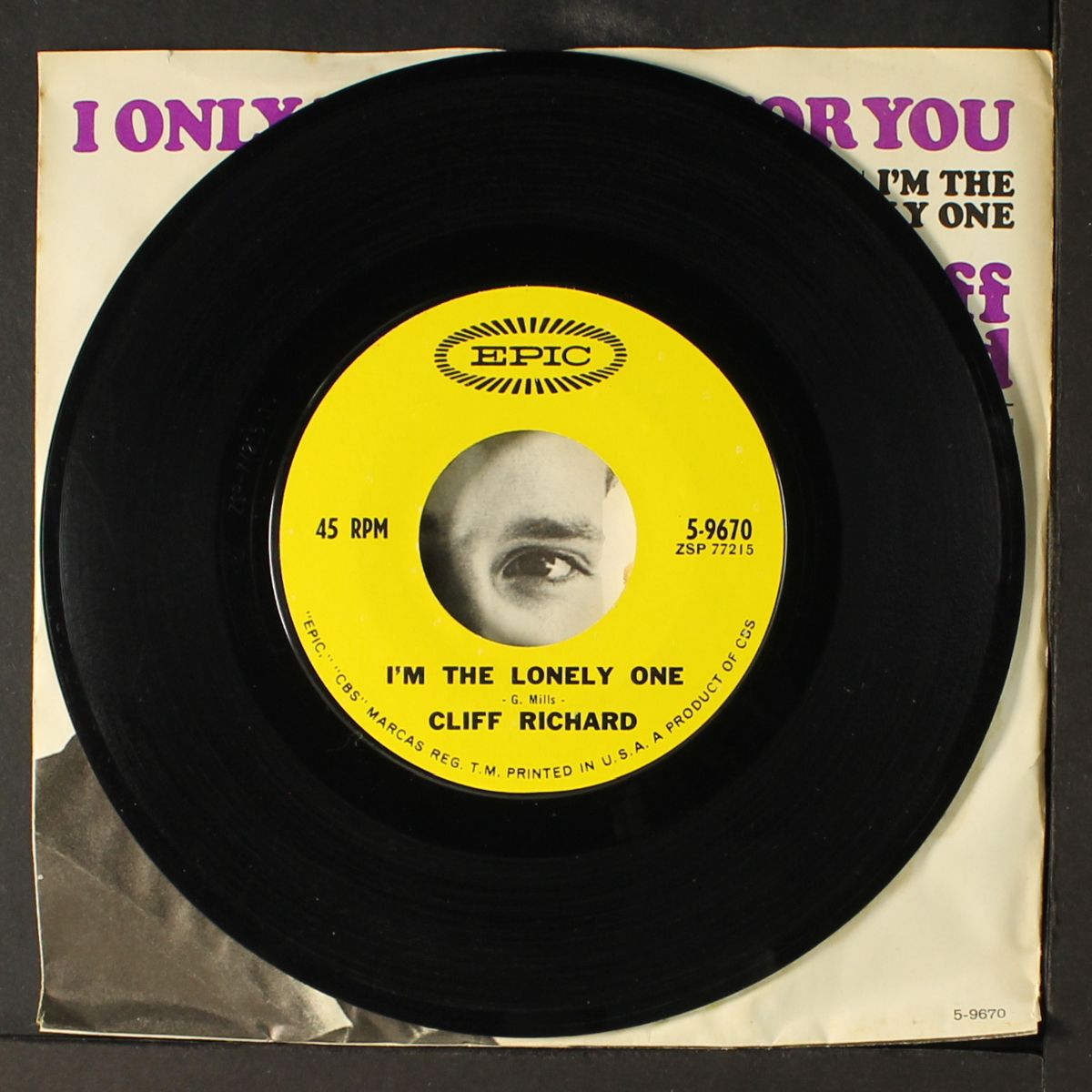 i'm the lonely one by CLIFF RICHARD