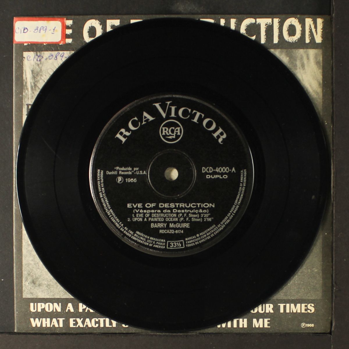 eve of destruction / what exactly's the matter with me by BARRY MCGUIRE