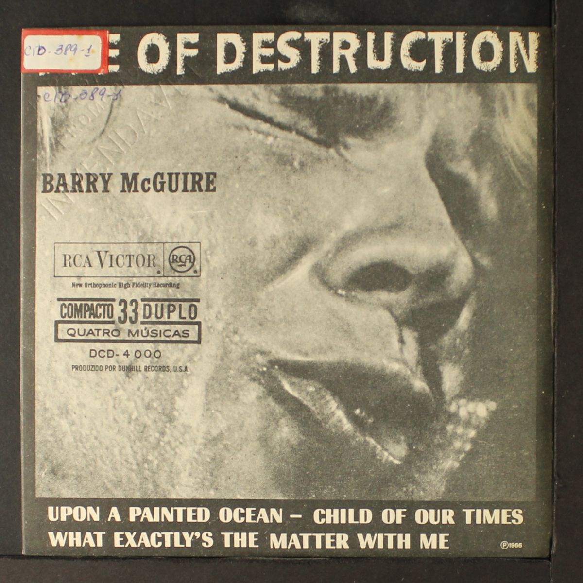 eve of destruction / what exactly's the matter with me by BARRY MCGUIRE