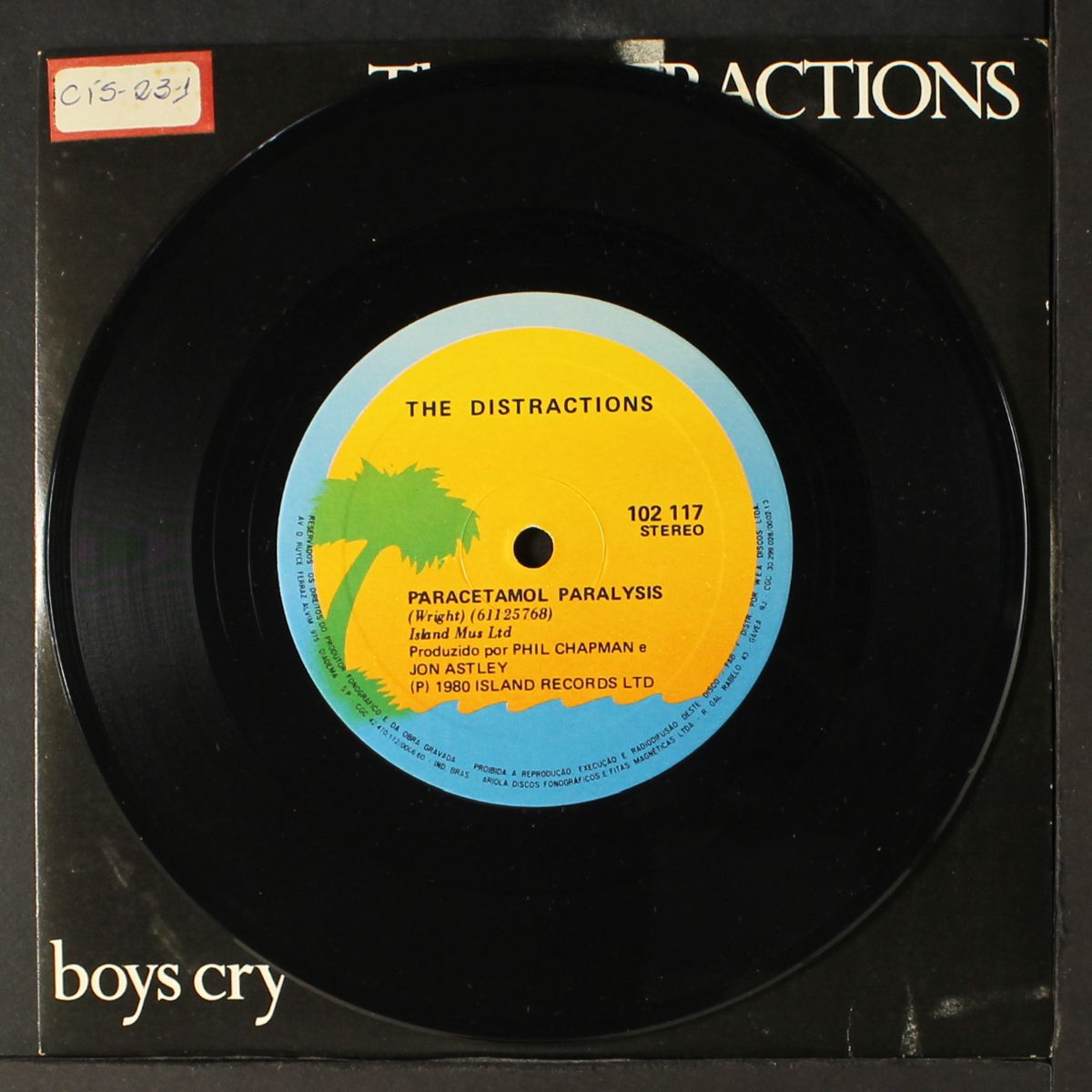 boys cry / paracetamol paralysis by DISTRACTIONS