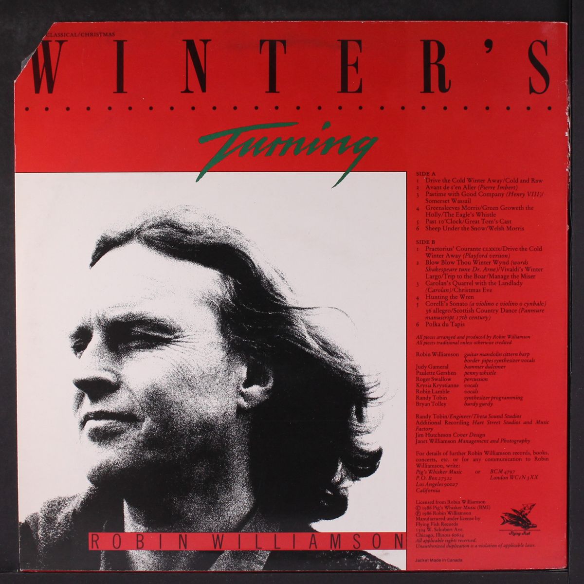 winter's turning by ROBIN WILLIAMSON