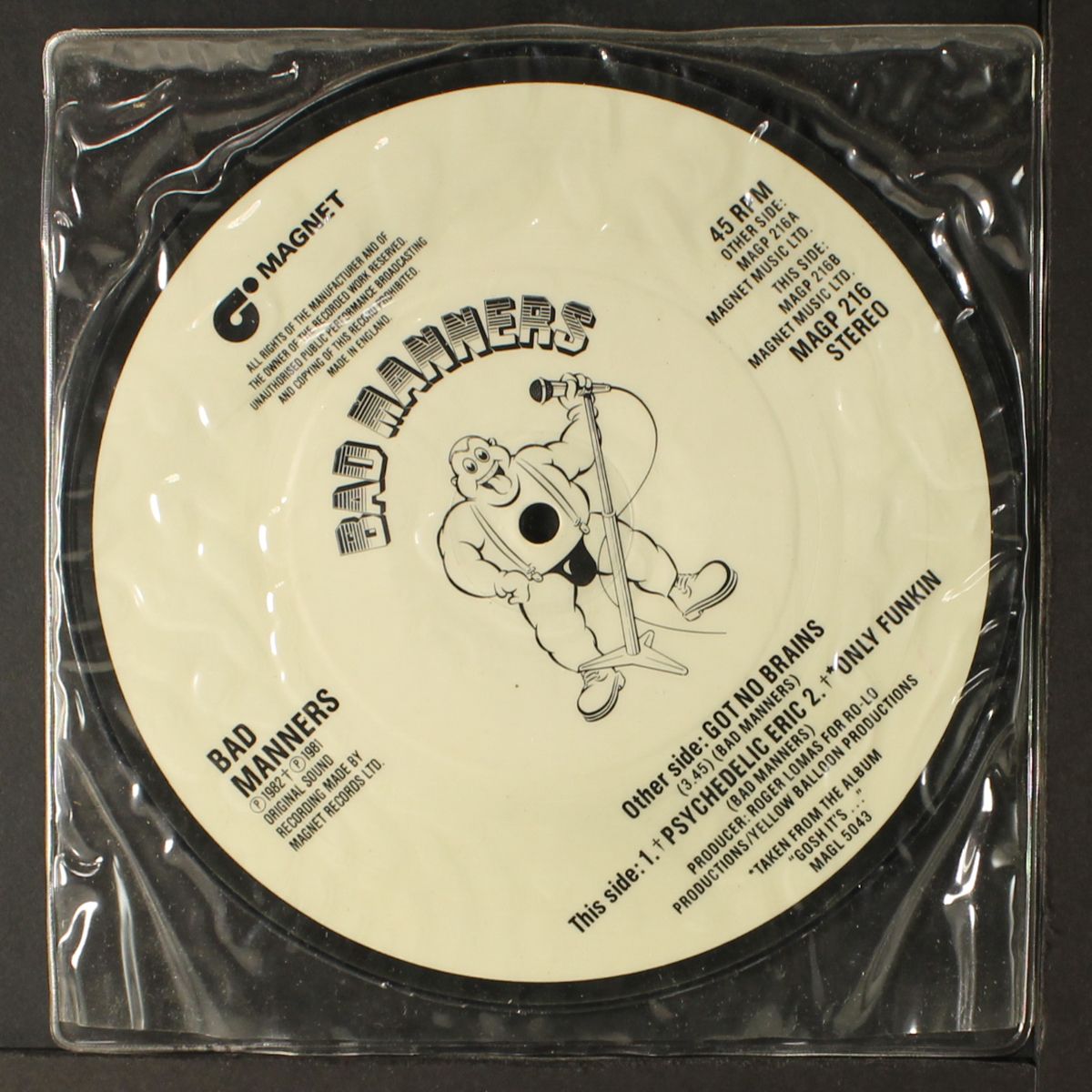 got no brains by BAD MANNERS