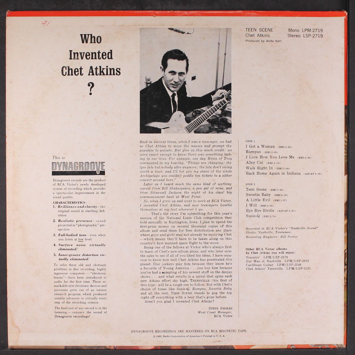 teen scene by CHET ATKINS