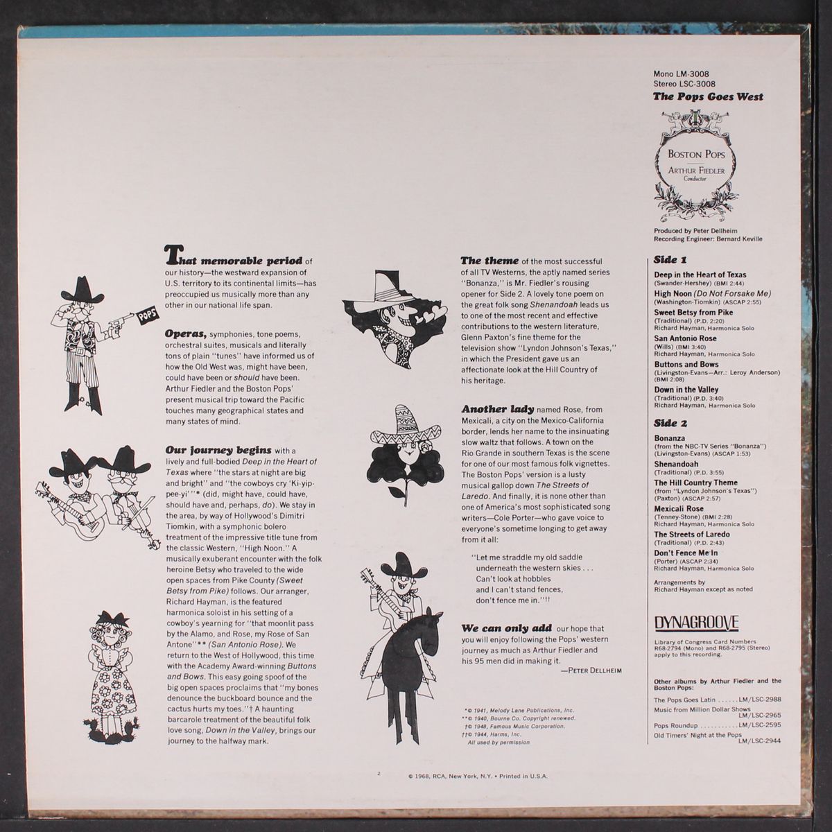 pops goes west by ARTHUR FIEDLER & BOSTON POPS