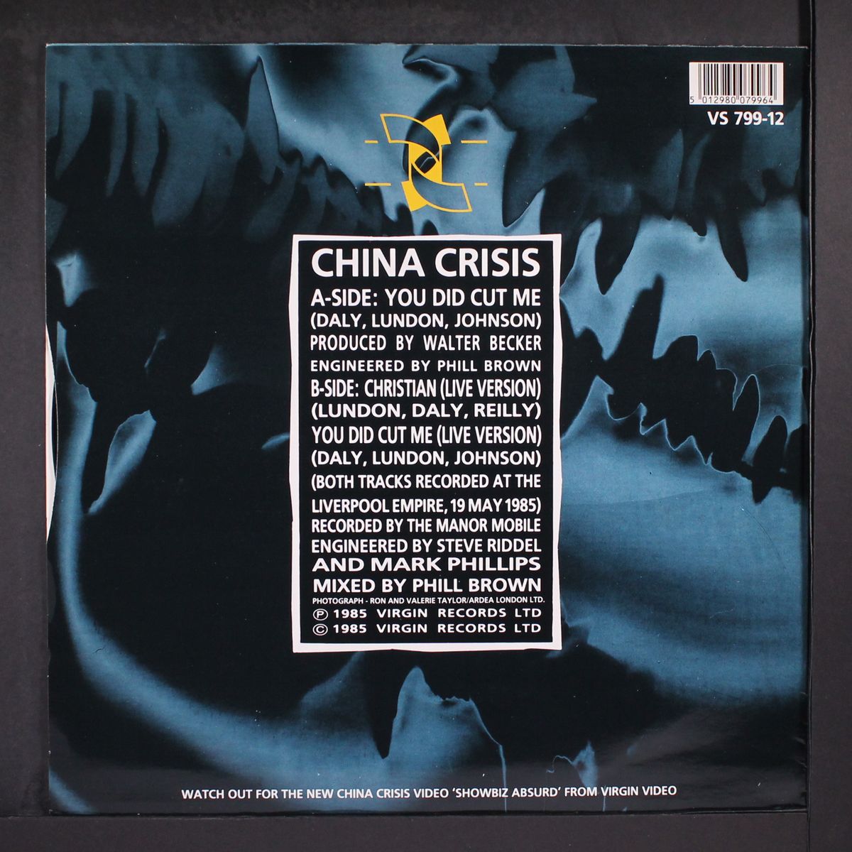 you did cut me by CHINA CRISIS