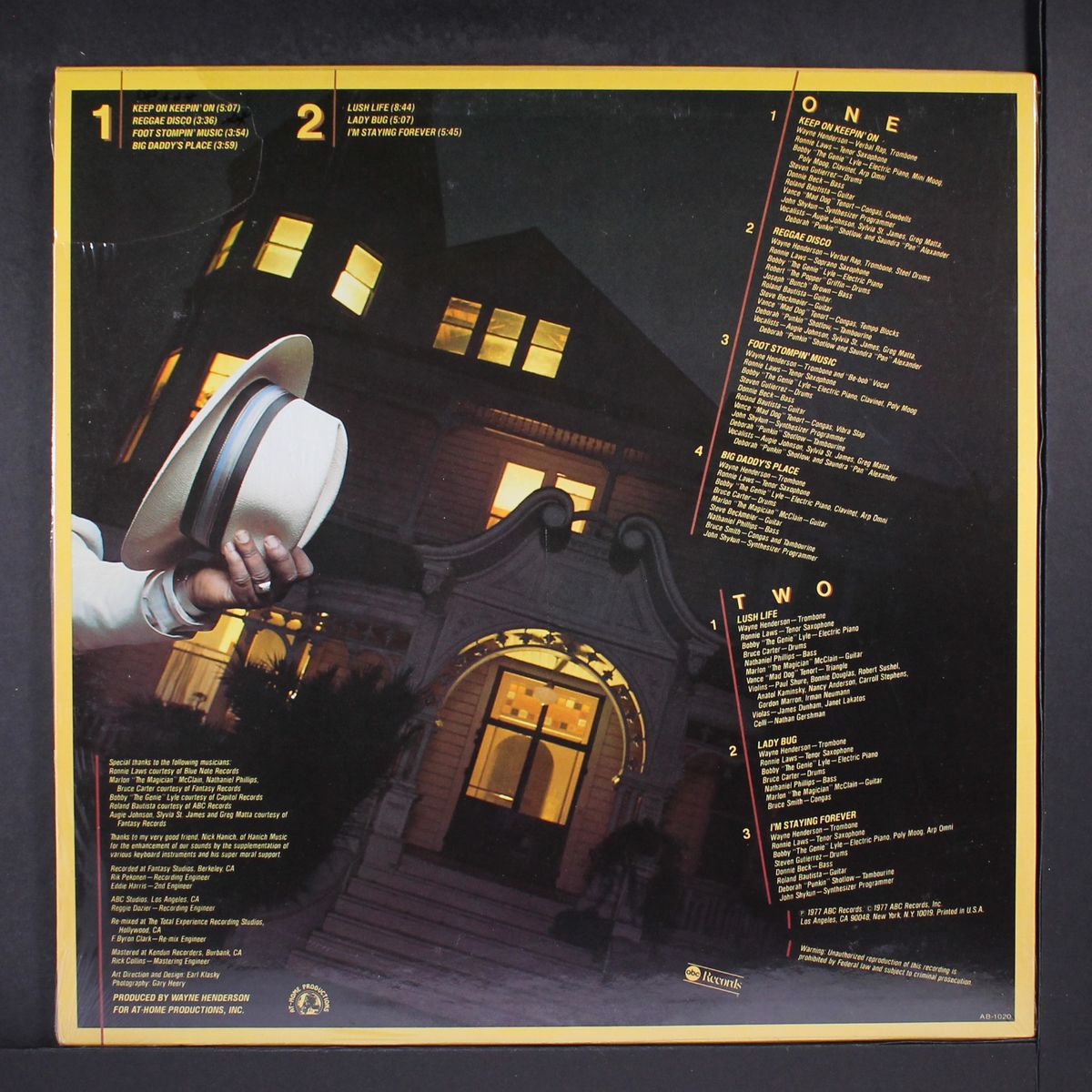 big daddy's place by WAYNE HENDERSON